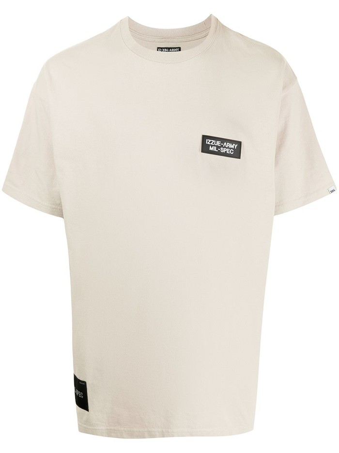 izzue IZ-Army embroidered T-shirt - 캐치패션