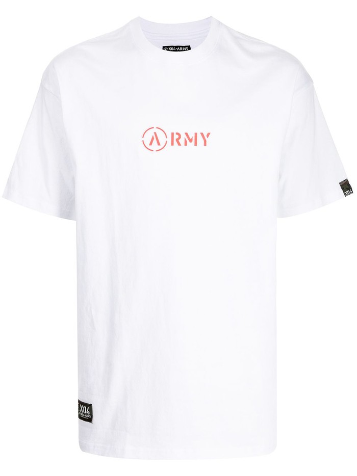 izzue Army-print T-shirt - 캐치패션