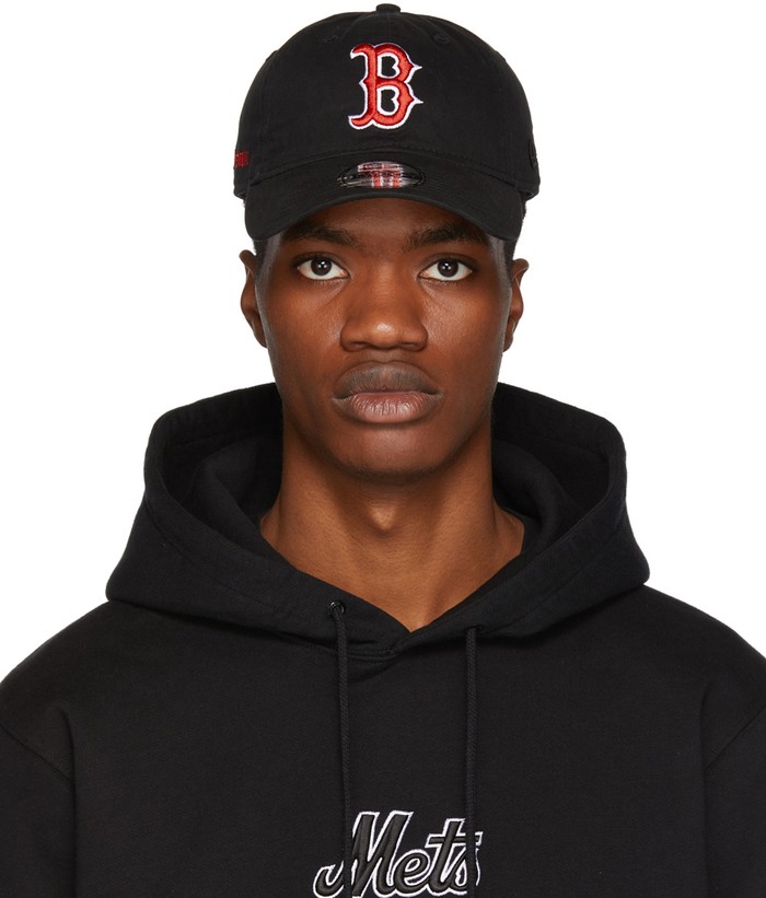 마르셀로 불론(Marcelo Burlon) Black Boston Red Sox Edition Cap - 캐치패션
